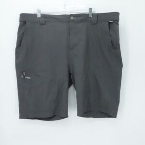 Simms Shorts Mens XXL Gray Fishing Stretch Quick Dry Performance Outdoor UPF